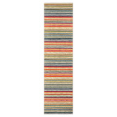 Lotus Rugs Multicolour Parma Striped Indoor/Outdoor Runner