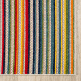 Lotus Rugs Multicolour Parma Striped Indoor/Outdoor Runner