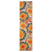 Lotus Rugs Lancaster Floral Indoor/Outdoor Runner