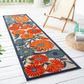 Lotus Rugs Bethany Floral Indoor/Outdoor Runner