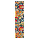 Lotus Rugs Roseburg Floral Indoor/Outdoor Runner