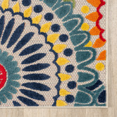 Lotus Rugs Roseburg Floral Indoor/Outdoor Runner