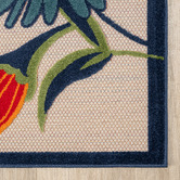 Lotus Rugs Bethany Floral Indoor/Outdoor Runner