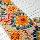 Lotus Rugs Lancaster Floral Indoor/Outdoor Runner