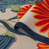 Lotus Rugs Bethany Floral Indoor/Outdoor Runner