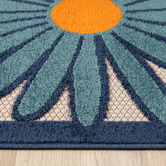 Lotus Rugs Bethany Floral Indoor/Outdoor Runner