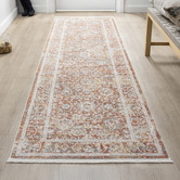 Lotus Rugs Terracotta Marcellus Traditional Runner