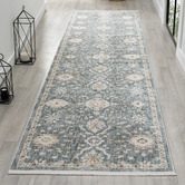 Lotus Rugs Denim Mcgee Traditional Runner