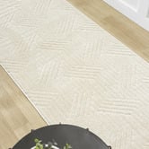 Lotus Rugs Cream Frazer Runner