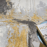 Lotus Rugs Slate Priscus Abstract Rug