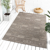 Lotus Rugs Beige Nually Flat Weave Indoor/Outdoor Rug