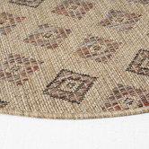 Lotus Rugs Tori Flat Weave Indoor/Outdoor Round Rug