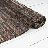 Lotus Rugs Brown Nually Flat Weave Indoor/Outdoor Runner
