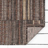 Lotus Rugs Brown Nually Flat Weave Indoor/Outdoor Rug