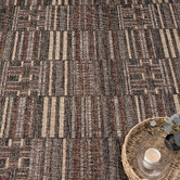 Lotus Rugs Brown Nually Flat Weave Indoor/Outdoor Rug