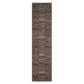 Lotus Rugs Brown Nually Flat Weave Indoor/Outdoor Runner