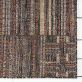 Lotus Rugs Brown Nually Flat Weave Indoor/Outdoor Runner