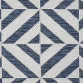 Lotus Rugs Aqua Murory Flat Weave Indoor/Outdoor Rug