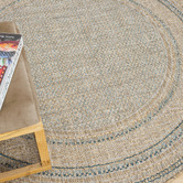 Lotus Rugs Lyngrin Flat Weave Indoor/Outdoor Round Rug