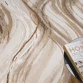 Lotus Rugs Brown Kindred Marble-Look Rug
