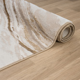 Lotus Rugs Brown Kindred Marble-Look Runner