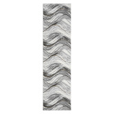 Lotus Rugs Grey Kindred Marble-Look Runner
