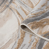 Lotus Rugs Cream Kindred Marble-Look Runner
