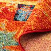 Lotus Rugs Orange Willow Round Rug