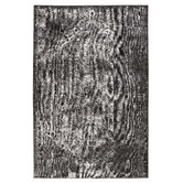 Lotus Rugs Black &amp; Grey Glory Power-Loomed Rug