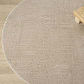 Lotus Rugs Herrin Power-Loomed Round Rug