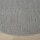 Lotus Rugs Herrin Power-Loomed Round Rug