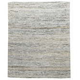 Elemental Rug Collective Black &amp; Silver Jaipur Flat Weave Rug