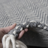 Elemental Rug Collective Grey Munich Hand-Woven Wool Rug