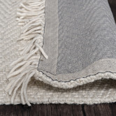 Elemental Rug Collective Off White Munich Hand-Woven Wool Rug