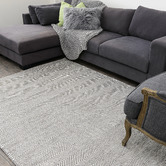 Elemental Rug Collective Grey Marrakesh Kilim Wool Rug