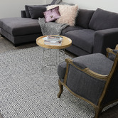 Elemental Rug Collective Dove Grey Eye Marrakesh Kilim Wool Rug