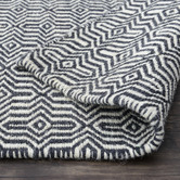 Elemental Rug Collective Dove Grey Eye Marrakesh Kilim Wool Rug