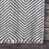 Elemental Rug Collective Grey Marrakesh Kilim Wool Rug