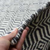 Elemental Rug Collective Dove Grey Eye Marrakesh Kilim Wool Rug