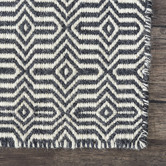 Elemental Rug Collective Dove Grey Eye Marrakesh Kilim Wool Rug