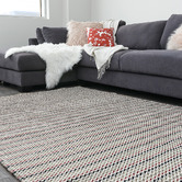 Elemental Rug Collective Multi-Coloured Marrakesh Kilim Wool Rug