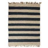 Elemental Rug Collective Black Chunky Jute Rug