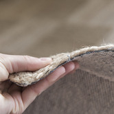 Elemental Rug Collective Natural Patchwork Cotton &amp; Jute Rug