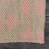 Elemental Rug Collective Pink Arrow Flat Weave Rug