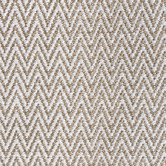 Elemental Rug Collective White Chevron Cotton &amp; Jute Rug