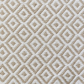 Elemental Rug Collective White Diamond Cotton &amp; Jute Rug