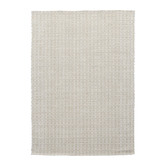 Dotts Rugs White Honeycomb Flat Weave Cotton & Jute Rug | Temple & Webster