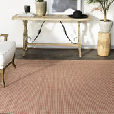 Elemental Rug Collective Red Houndstooth Flat Weave Rug