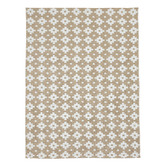 Elemental Rug Collective White Star Flat Weave Rug