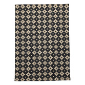Elemental Rug Collective Black Star Flat Weave Rug
